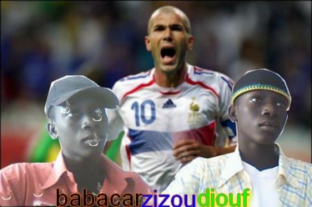 moi et mon joueure preferet zizou